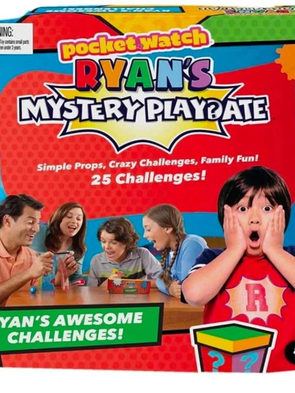 Ryan’s Mystery Playdate Family Challenge Game, Gift for 7 Years and Older